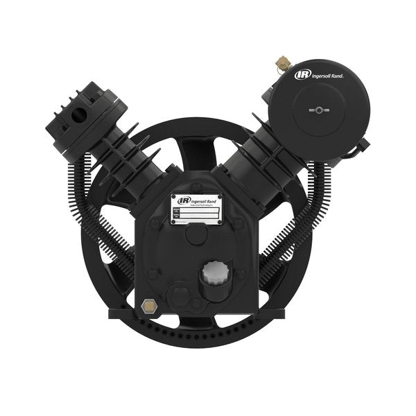 Air Compressor Pump, 5 hp, 2 Stage, 28 oz Oil Capacity, 2 Cylinder
