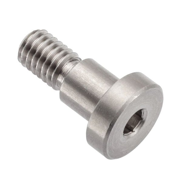 Shoulder Screw, 6g Thr Sz, 9.5mm Thr Lg, 6 mm Shoulder Lg, 316 Stainless Steel