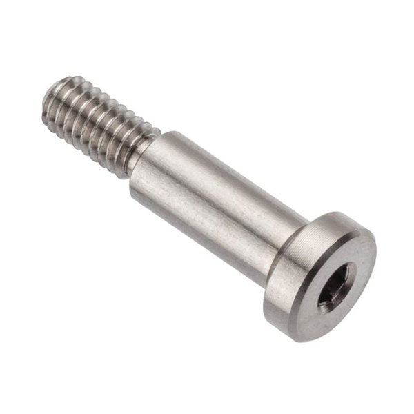 Shoulder Screw, 6g Thr Sz, 8.3mm Thr Lg, 10 mm Shoulder Lg, 316 Stainless Steel