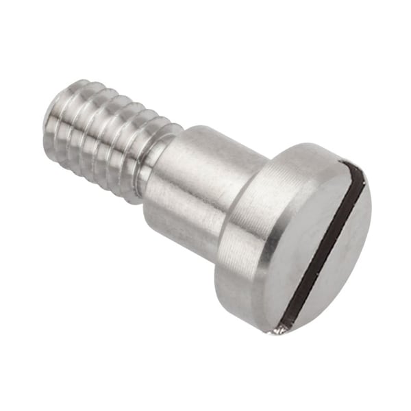 Shoulder Screw, 6g Thr Sz, 8.3mm Thr Lg, 8 mm Shoulder Lg, 316 Stainless Steel