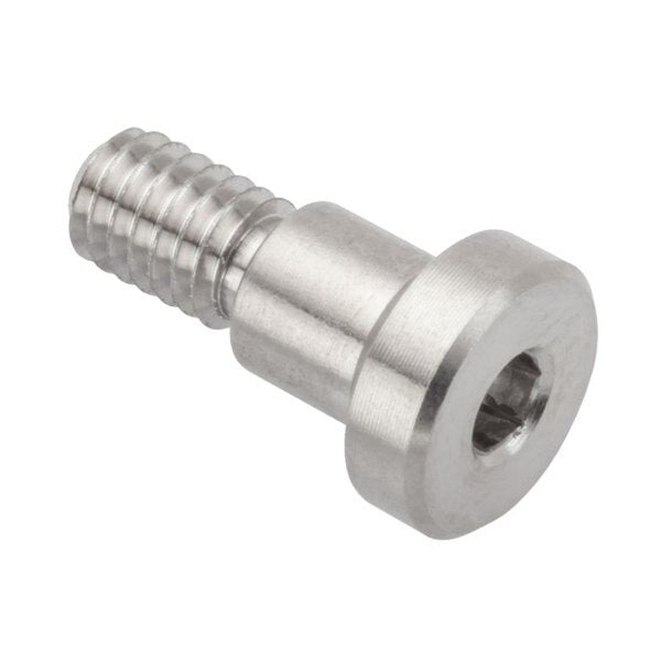Shoulder Screw, 6g Thr Sz, 8.3mm Thr Lg, 8 mm Shoulder Lg, 316 Stainless Steel