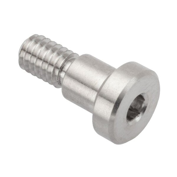 Shoulder Screw, 6g Thr Sz, 9.5mm Thr Lg, 4 mm Shoulder Lg, 316 Stainless Steel