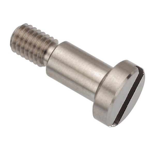Shoulder Screw, 6g Thr Sz, 9.5mm Thr Lg, 12 mm Shoulder Lg, 316 Stainless Steel