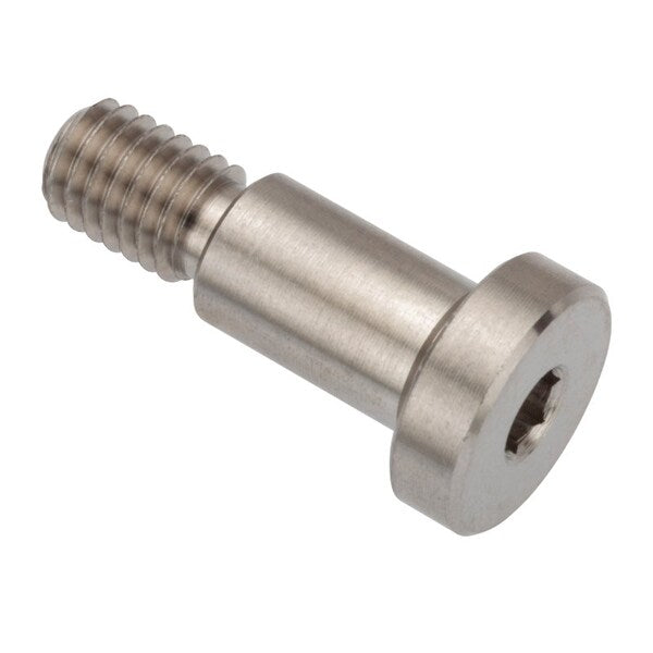 Shoulder Screw, 6g Thr Sz, 9.5mm Thr Lg, 10 mm Shoulder Lg, 316 Stainless Steel
