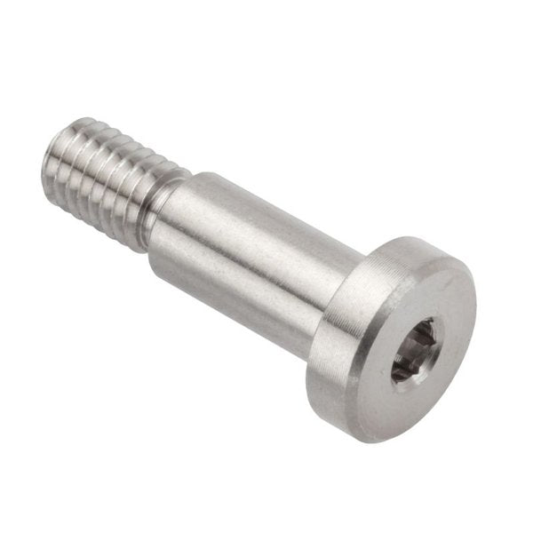 Shoulder Screw, 6g Thr Sz, 9.5mm Thr Lg, 12 mm Shoulder Lg, 316 Stainless Steel