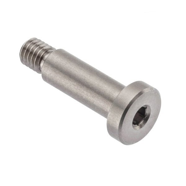 Shoulder Screw, 6g Thr Sz, 6mm Thr Lg, 16 mm Shoulder Lg, 316 Stainless Steel
