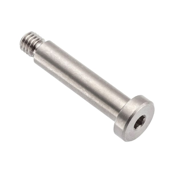 Shoulder Screw, 6g Thr Sz, 6mm Thr Lg, 40 mm Shoulder Lg, 316 Stainless Steel