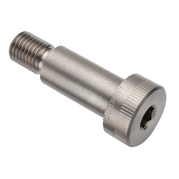 Shoulder Screw, M16 x 2 Thr Sz, 22mm Thr Lg, 20 mm Shoulder Lg, 18-8 Stainless Steel
