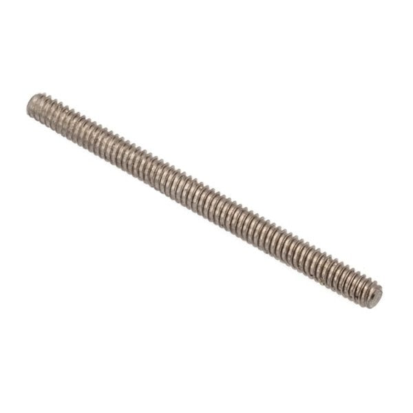 Fully Threaded Threaded Stud, 0-80, 1, 6061, Unfinished Finish