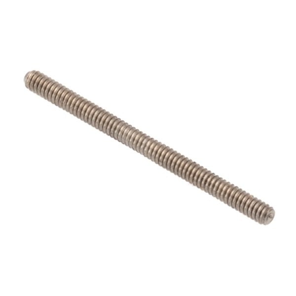 Fully Threaded Threaded Stud, 0-80, 3/4, 316, Unfinished Finish
