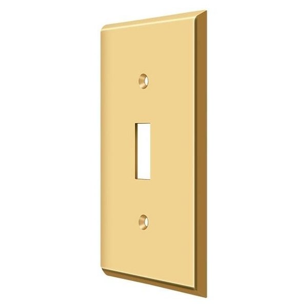 Switch Plate, Single Standard Lifetime Brass