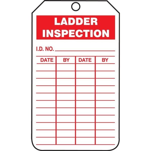 Ladder Inpect Tag, 5-1/4