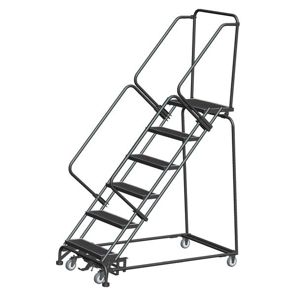 Lockstep Rolling Ladder, Steel, 60 in.H