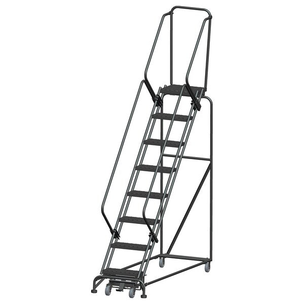 Lockstep Rolling Ladder, Steel, 80 in.H