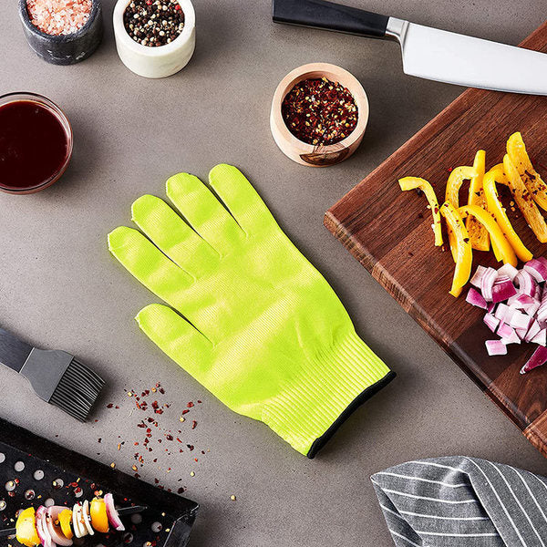 Cut Resistant Gloves, A4 Cut Level, Uncoated, M, 1 PR