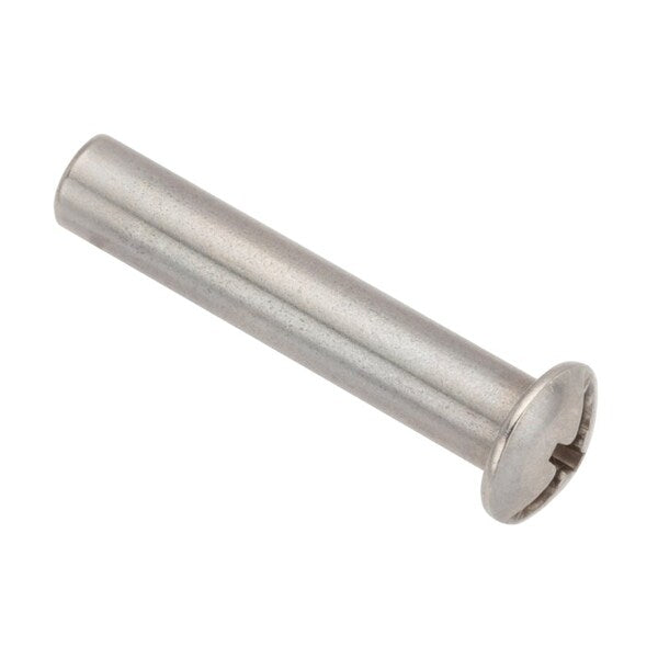 Combo Barrel, #6-32, 1 in Brl Lg, 3/16 in Brl Dia, 316 Stainless Steel Unfinished