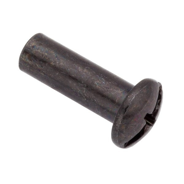 Combo Barrel, #10-24, 3/4 in Brl Lg, 1/4 in Brl Dia, Steel Black Zinc Plated