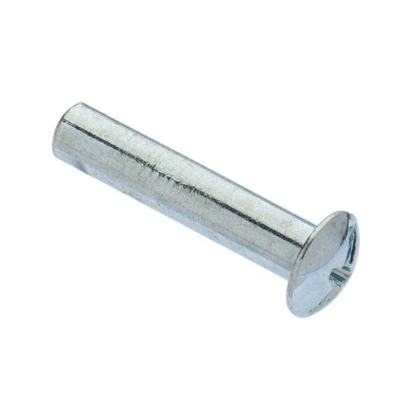 Combo Barrel, #8-32, 1 in Brl Lg, 13/64 in Brl Dia, Steel Zinc Plated