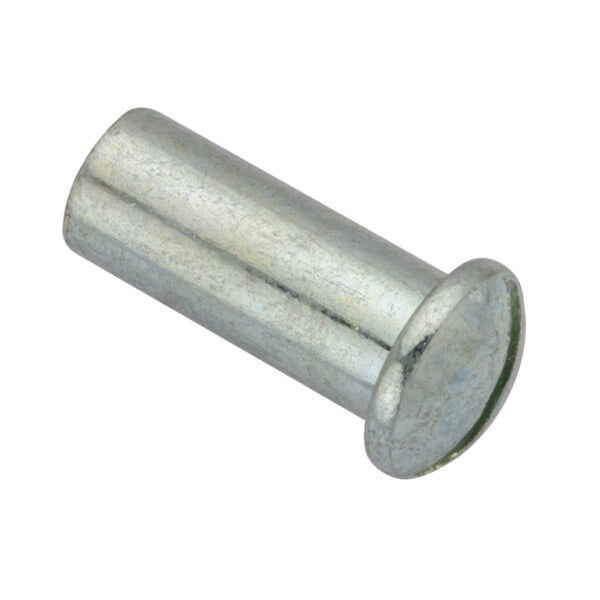 Barrel Nut, #10-32, 3/4 in Brl Lg, 5/16 in Brl Dia, Steel Zinc Plated