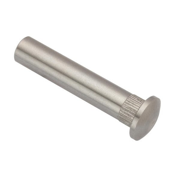 Arch Barrel, #10-32, 1-9/16 in Brl Lg, 5/16 in Brl Dia, 316 Stainless Steel Unfinished