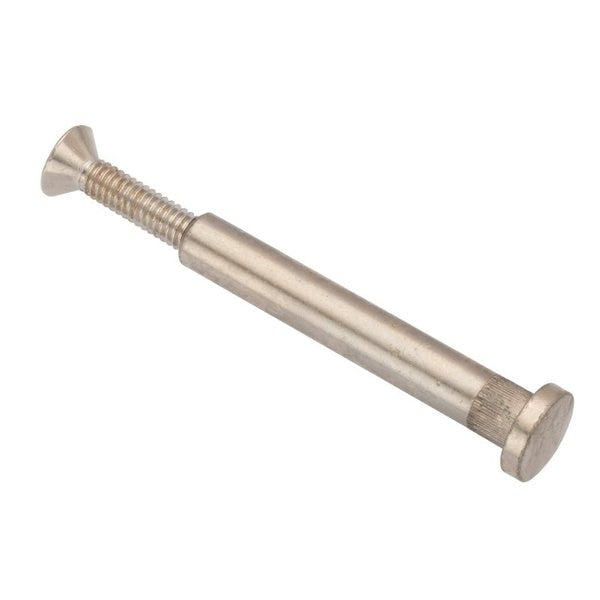 Arch Barrel, #12-24, 2 1/16 in Brl Lg, 5/16 in Brl Dia, Brass Chrome