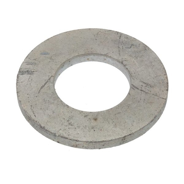 Flat Washer, Fits Bolt Size 1-3/4 , Steel Hot Dipped Galvanized Finish