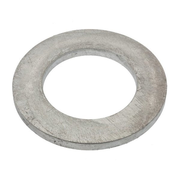 Flat Washer, Fits Bolt Size 2-1/2 , Steel Hot Dipped Galvanized Finish