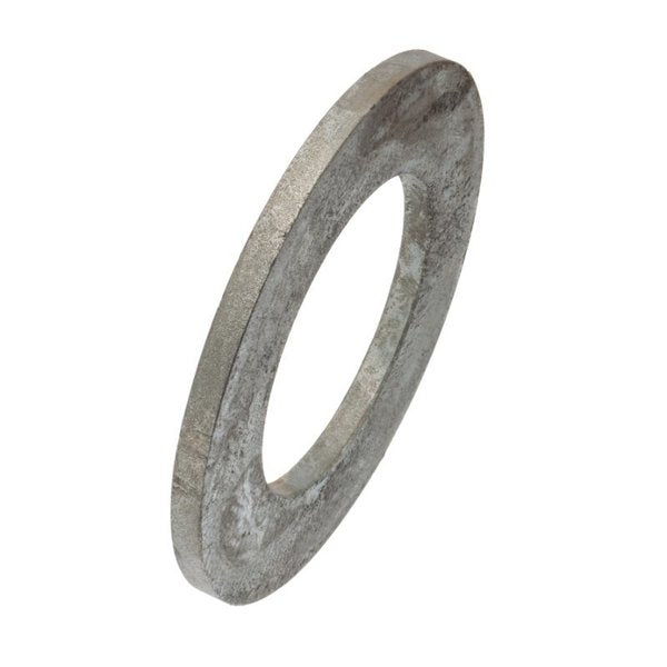 Flat Washer, Fits Bolt Size 3 , Steel Hot Dipped Galvanized Finish