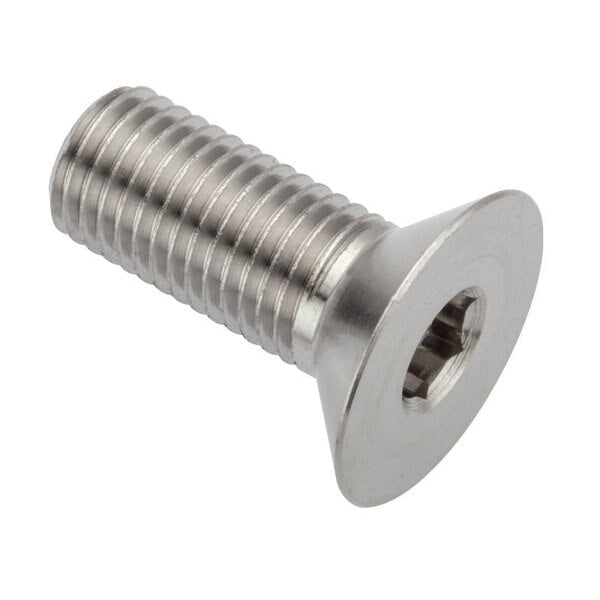 M11 Socket Head Cap Screw, Plain Stainless Steel, 20 mm Length
