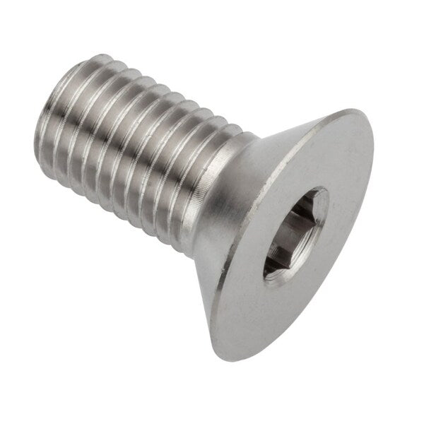 M7-1.00 Socket Head Cap Screw, Plain Stainless Steel, 16 mm Length