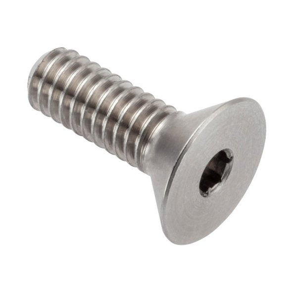 #10-32 Socket Head Cap Screw, Plain Stainless Steel, 1/2 in Length