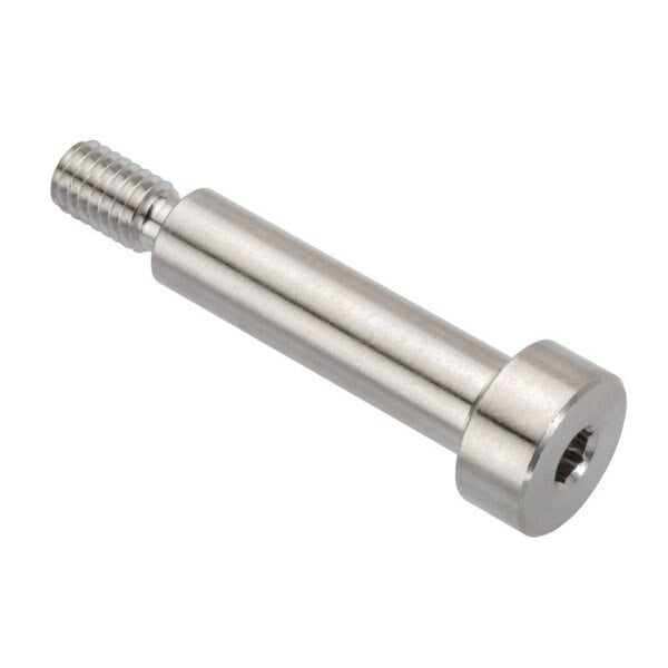 Shoulder Screw, M6 x 1 Thr Sz, 11mm Thr Lg, 30 mm Shoulder Lg, 316 Stainless Steel