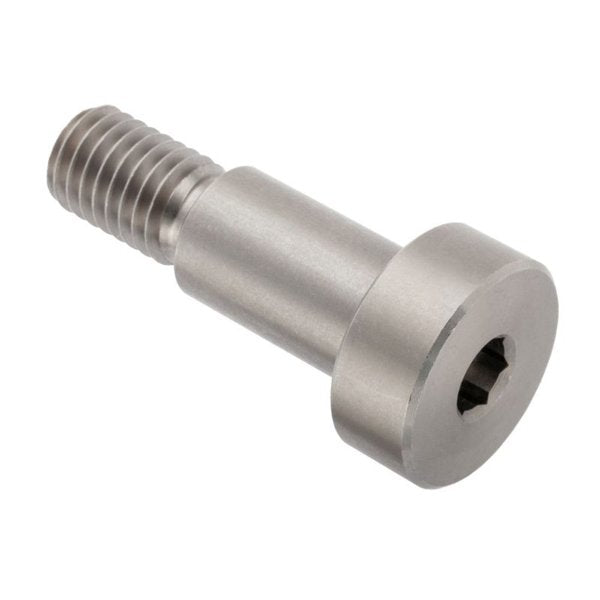 Shoulder Screw, M10 x 1.5 Thr Sz, 16mm Thr Lg, 20 mm Shoulder Lg, 316 Stainless Steel