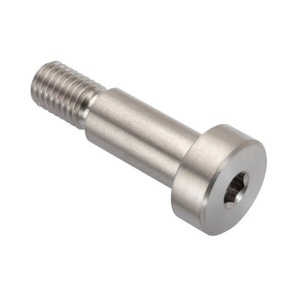 Shoulder Screw, M10 x 1.5 Thr Sz, 16mm Thr Lg, 25 mm Shoulder Lg, 316 Stainless Steel