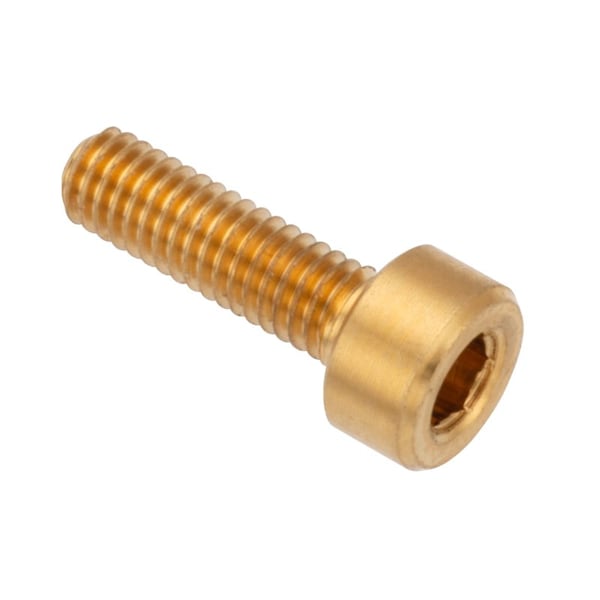 M3 Socket Head Cap Screw, Plain Brass, 5 mm Length