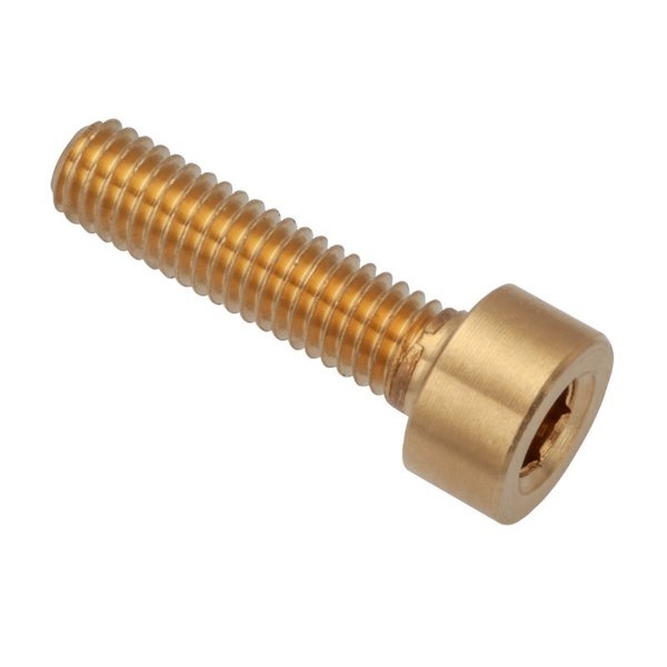 M3 Socket Head Cap Screw, Plain Brass, 12 mm Length