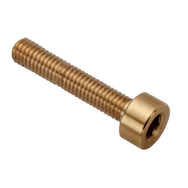 M3 Socket Head Cap Screw, Plain Brass, 16 mm Length
