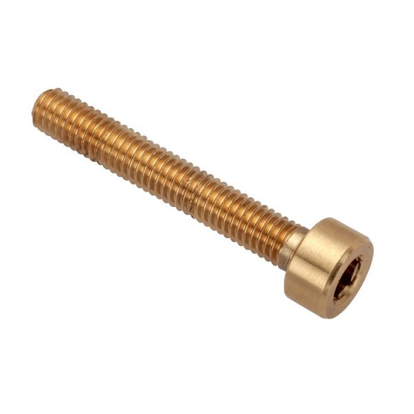 M3 Socket Head Cap Screw, Plain Brass, 20 mm Length