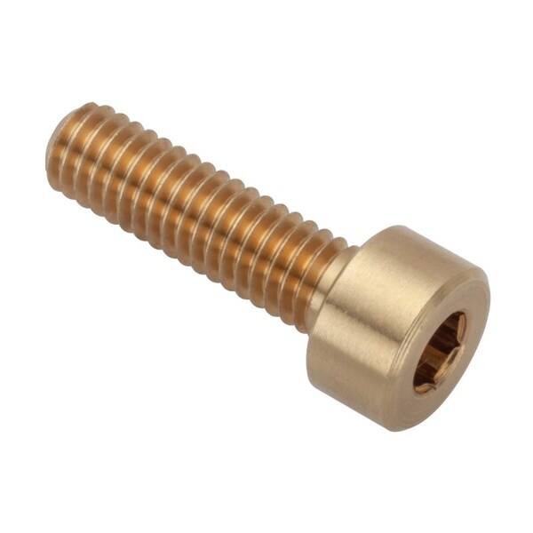 M4 Socket Head Cap Screw, Plain Brass, 14 mm Length