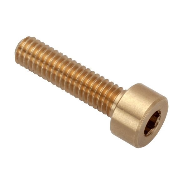 M4 Socket Head Cap Screw, Plain Brass, 16 mm Length