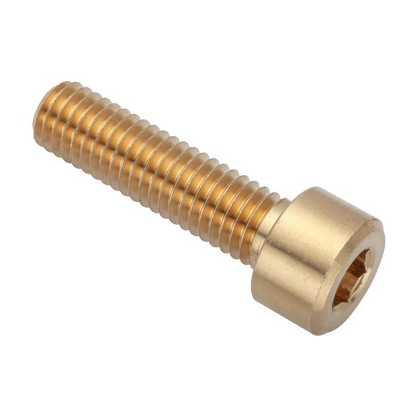 M8 Socket Head Cap Screw, Plain Brass, 30 mm Length