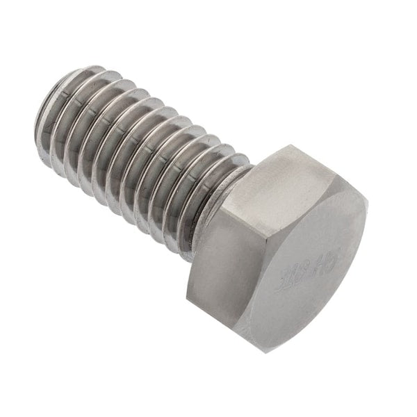 #4-40 Hex Head Cap Screw, Plain 316 Stainless Steel, 5/16 in L
