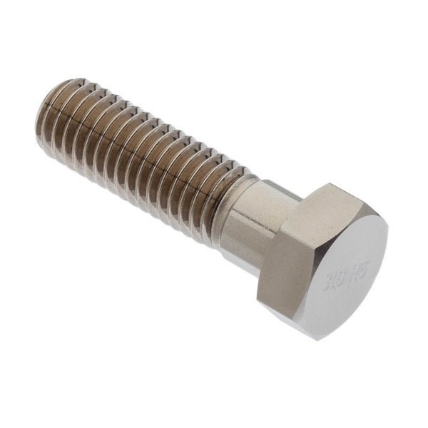 #8-32 Hex Head Cap Screw, Plain 316 Stainless Steel, 1 in L