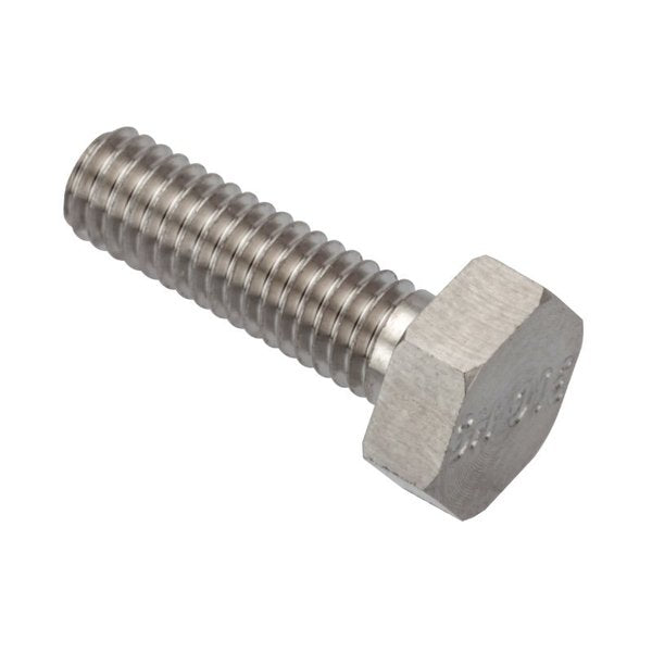 M2-0.40 Hex Head Cap Screw, Plain 316 Stainless Steel, 8 mm L