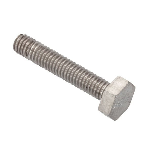 M4 Hex Head Cap Screw, Plain 316 Stainless Steel, 16 mm L