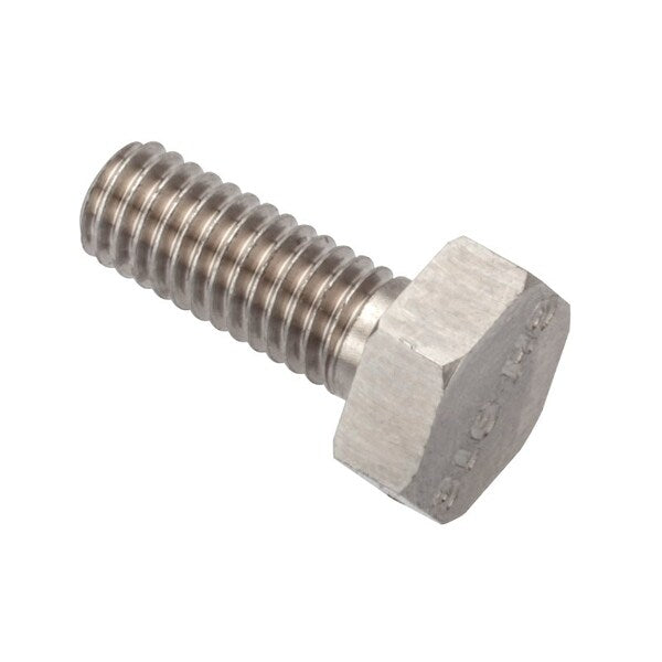 M4 Hex Head Cap Screw, Plain 316 Stainless Steel, 8 mm L