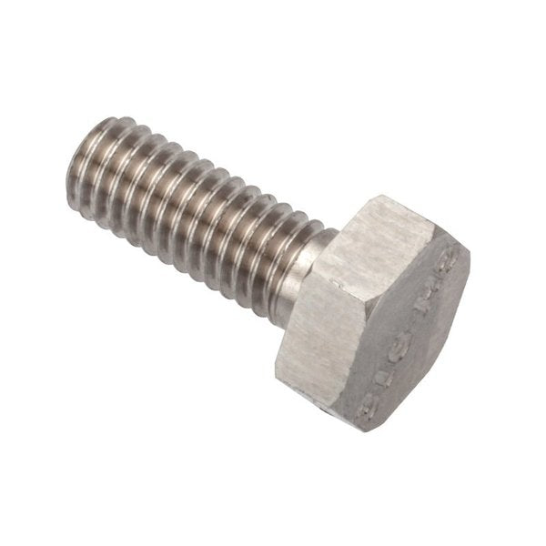 M3-0.50 Hex Head Cap Screw, Plain 316 Stainless Steel, 8 mm L