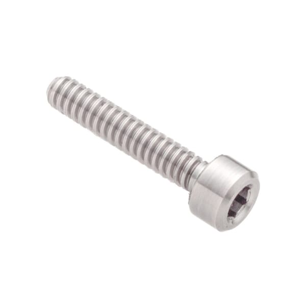 #10-32 Socket Head Cap Screw, Plain Aluminum, 1-1/2 in Length