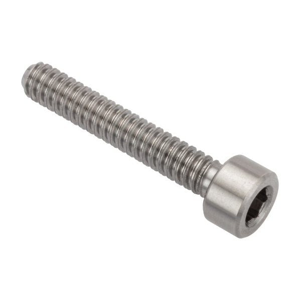 #6-32 Socket Head Cap Screw, Plain Stainless Steel, 3/4 in Length