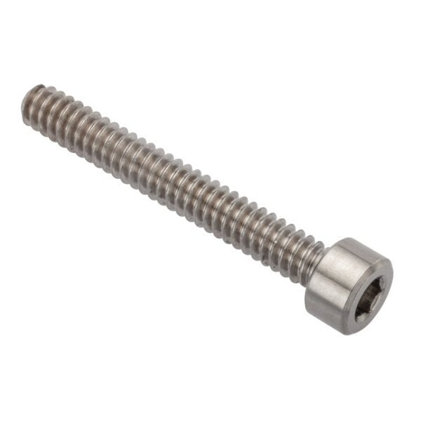 #6-32 Socket Head Cap Screw, Plain Stainless Steel, 1 in Length